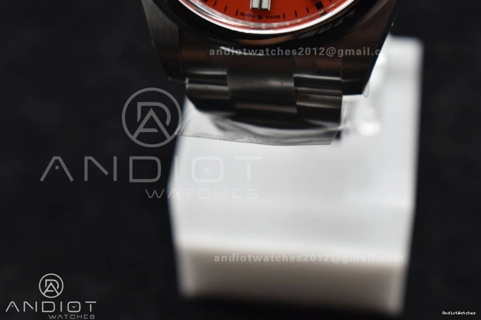 Oyster Best Steel Unisex 1:1 Perpetual 124300 938 Red Dial Clean 41mm 904L Edition VR 0101